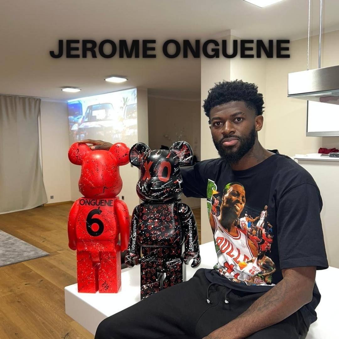 Jerome Onguene Custom BearBrick XO Art