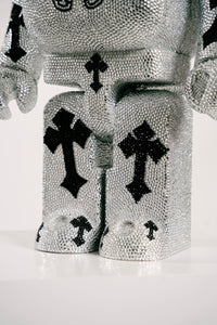 Chrome Hearts Bearbrick 1000% Strass Edition