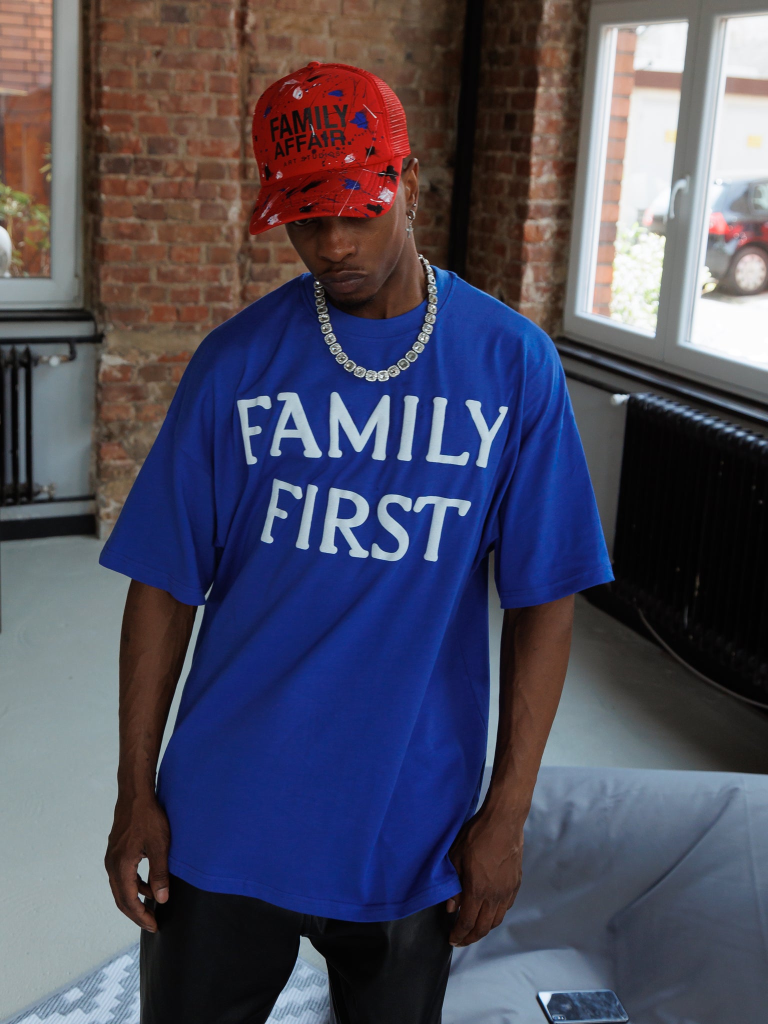 Family Affair Art Studios Cap RED