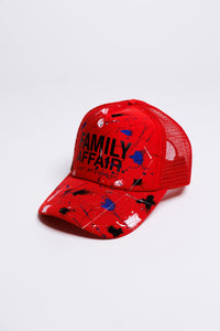 Family Affair Art Studios Cap RED